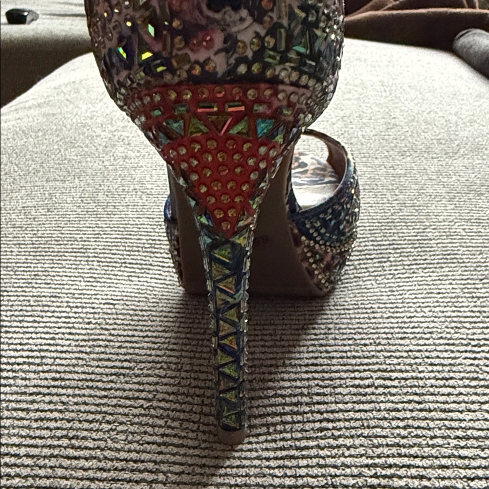 Thalia Sodi Multicolor 5” Studded Heels - Picture 8 of 8